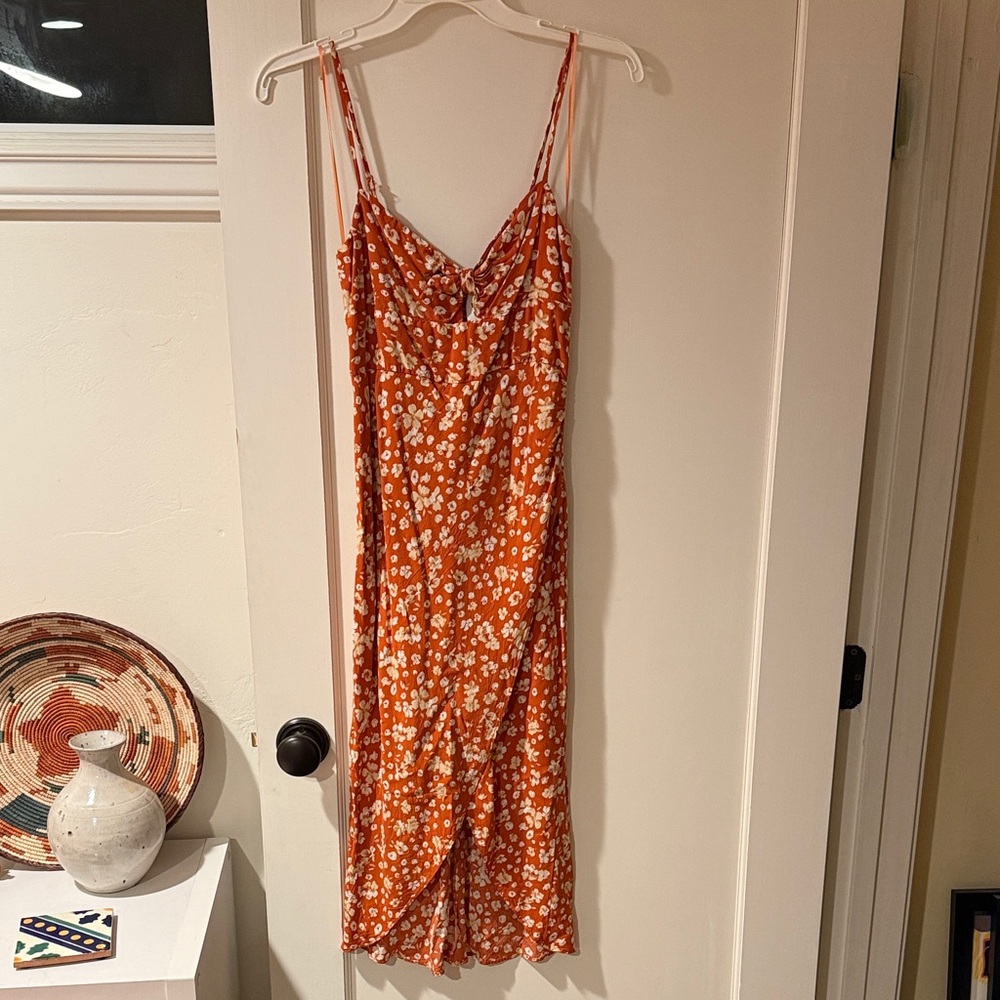Orange Floral Hello Molly dress